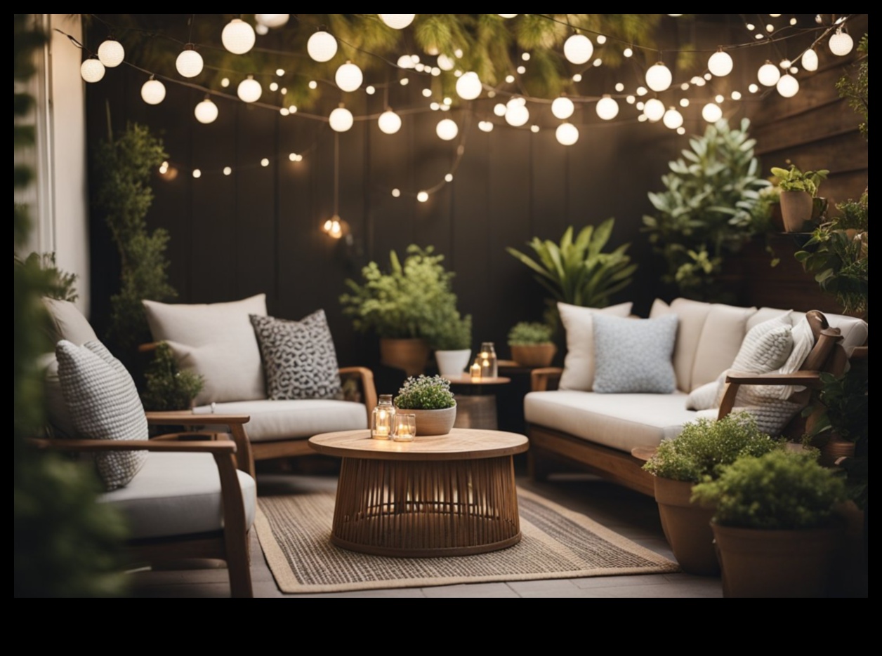 Patio Serenity: amatniecības mierīgas rekolekcijas ar dārza komfortu