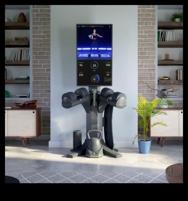 Savienots fitness: vieds vingrošanas aprīkojums tehniski prasmīgai mājas trenažieru zālei