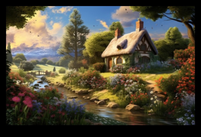 Floral Haven: mājīgu kotedžu dārzu projektēšanas māksla