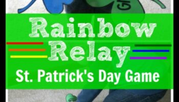 Varavīksnes stafetes sacīkstes: krāsaini un enerģiski, jautri vingrojumi bērniem